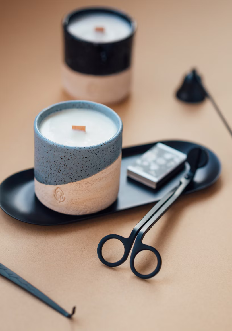 Golden Hour Sand Candle